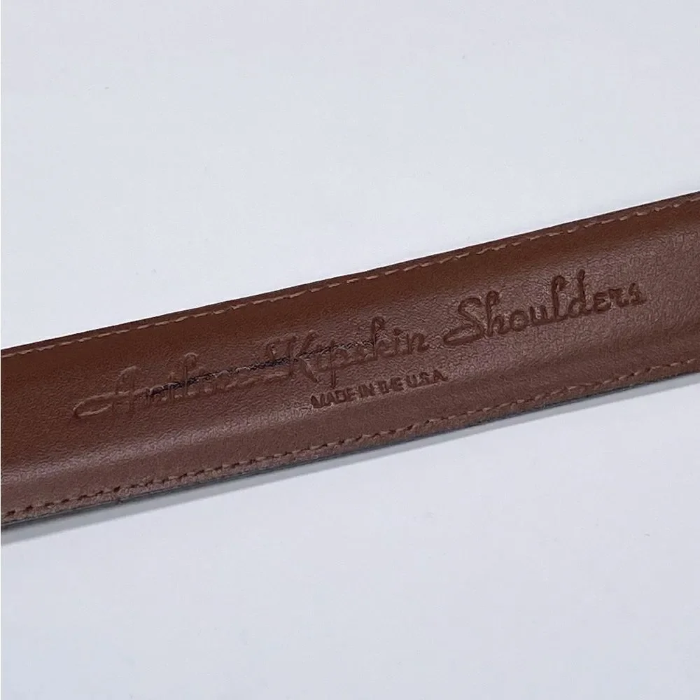 Saks Fifth Avenue Brown Leather Belt size 44